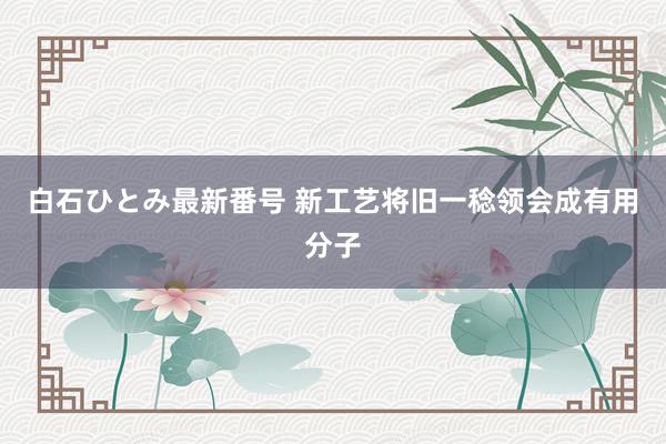 白石ひとみ最新番号 新工艺将旧一稔领会成有用分子