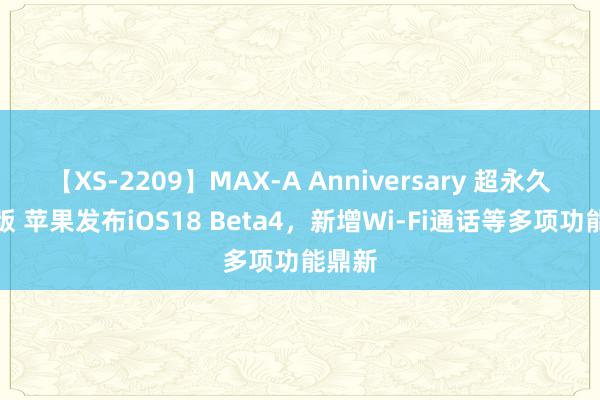 【XS-2209】MAX-A Anniversary 超永久保存版 苹果发布iOS18 Beta4，新增Wi-Fi通话等多项功能鼎新