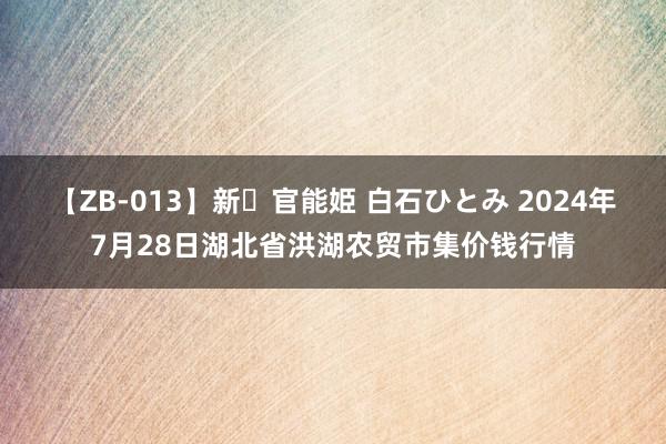 【ZB-013】新・官能姫 白石ひとみ 2024年7月28日湖北省洪湖农贸市集价钱行情