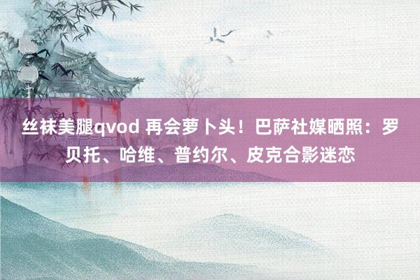 丝袜美腿qvod 再会萝卜头！巴萨社媒晒照：罗贝托、哈维、普约尔、皮克合影迷恋