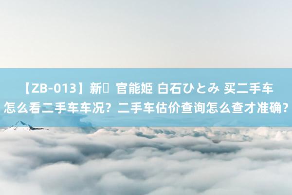 【ZB-013】新・官能姫 白石ひとみ 买二手车怎么看二手车车况？二手车估价查询怎么查才准确？